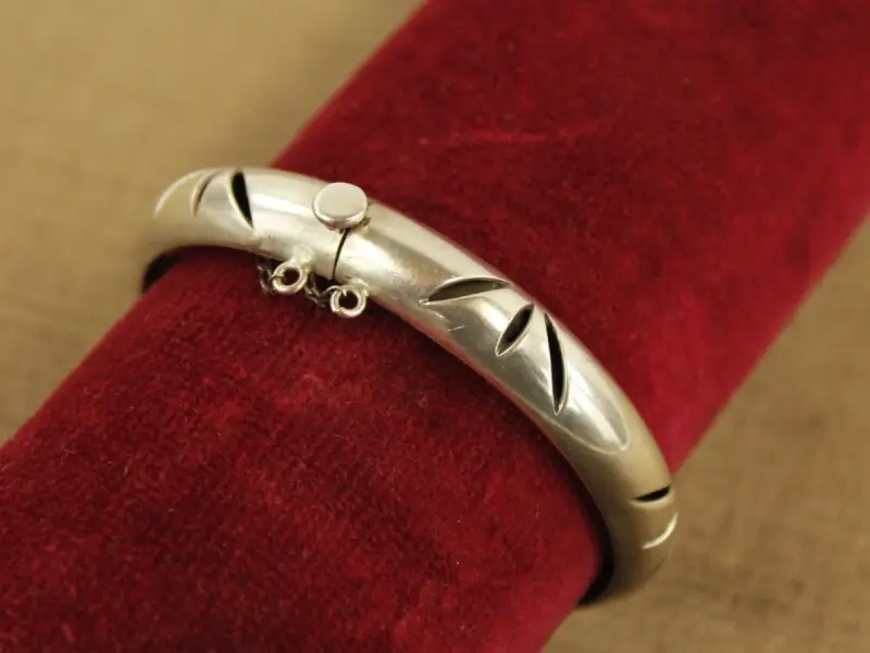 Vintage Mexicaanse sterling zilveren armband Taxco – kavel bij De Kringwinkel, Antwerpen