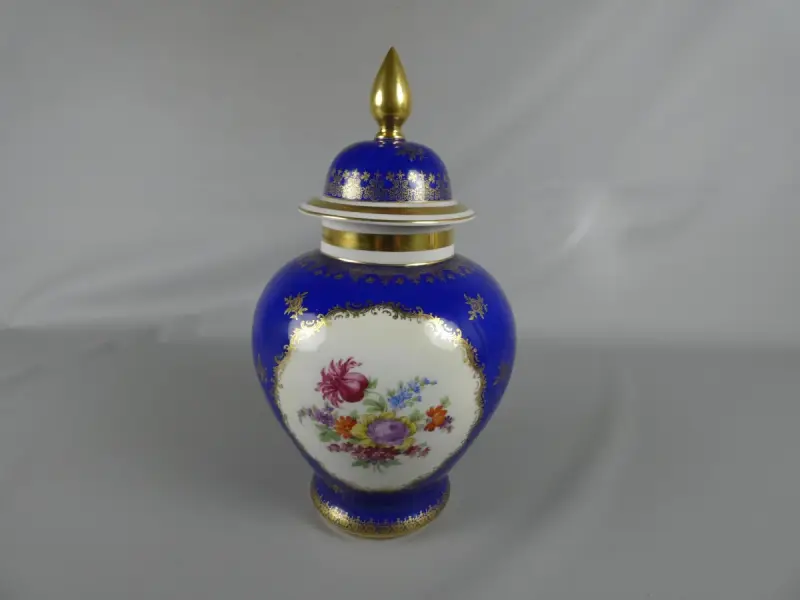 Blauwe Schumann Arzberg vaas – kavel bij De Kringwinkel, Diest
