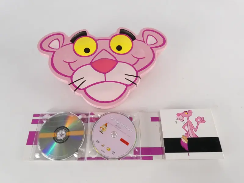 The Pink Panther DVD box set met 12 discs in metalen doos – kavel bij De Kringwinkel, Heverlee