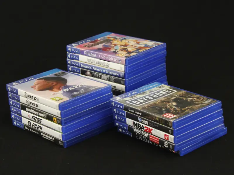Lot van 20 PS4-spellen in hoes – kavel bij De Kringwinkel, Antwerpen