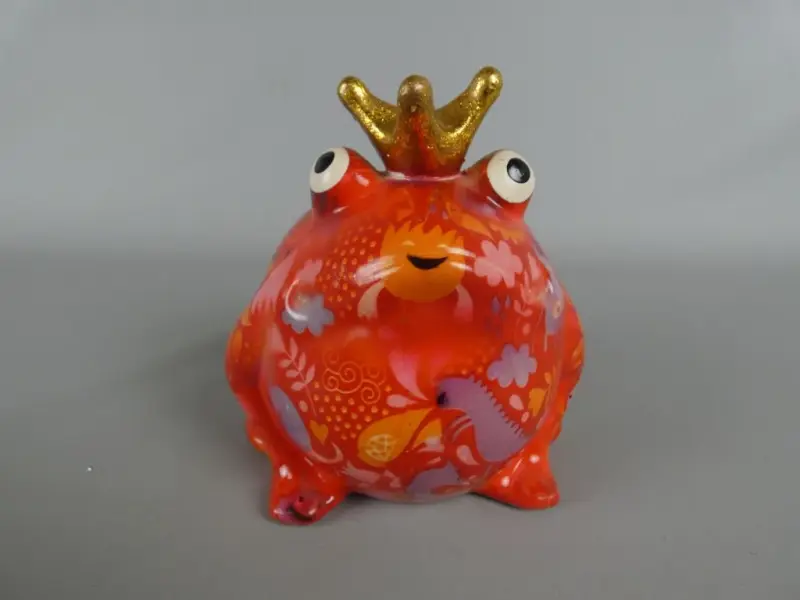 Kikker-spaarpot met Gouden Kroon – kavel bij De Kringwinkel, Diest