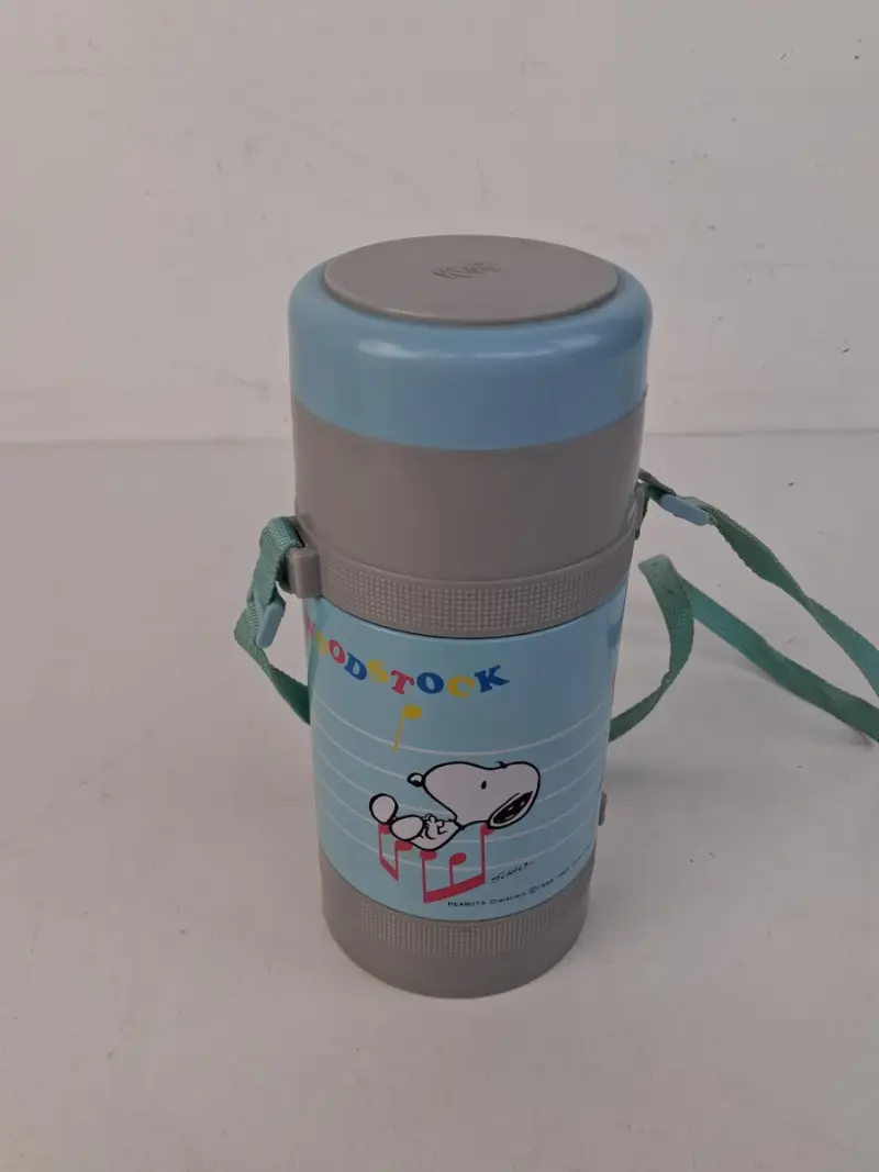 Vintage Peanuts Snoopy thermoskan – kavel bij De Kringwinkel, Waardamme
