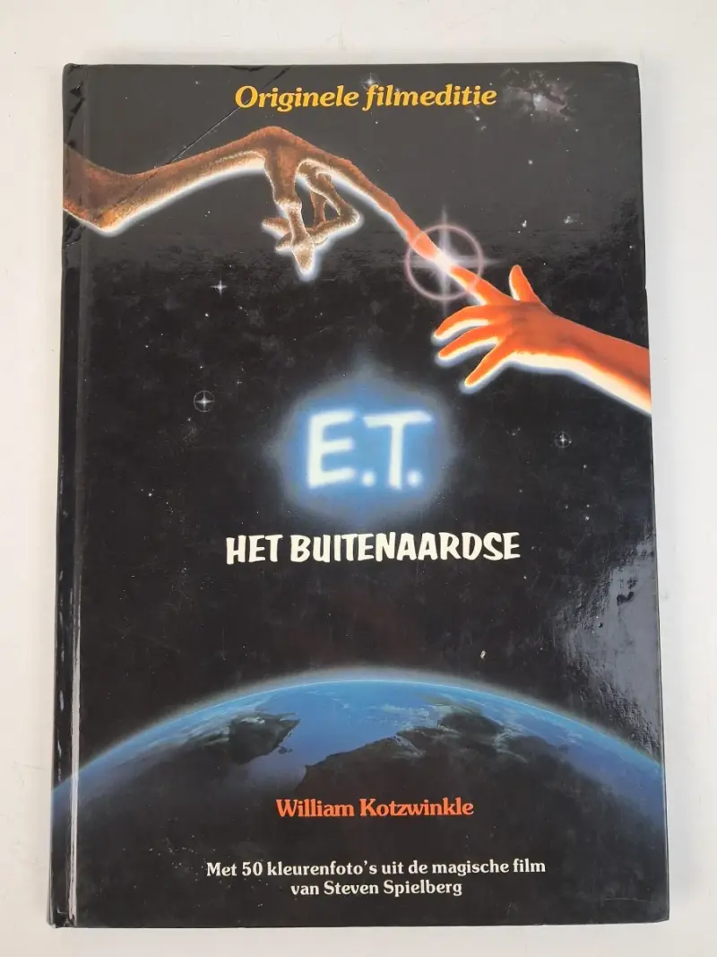 Boek: E.T., originele filmeditie – kavel bij De Kringwinkel, Waardamme