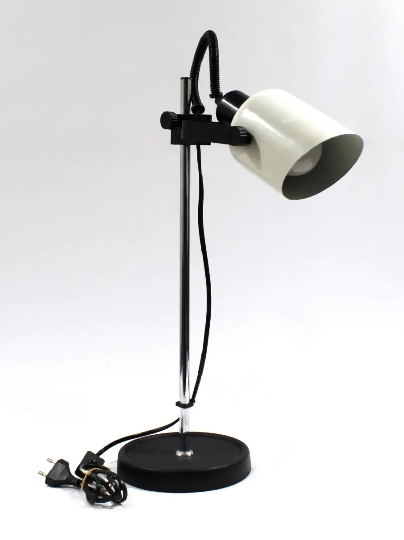 Vintage Chrome Bureaulamp – kavel bij De Kringwinkel, Dilsen