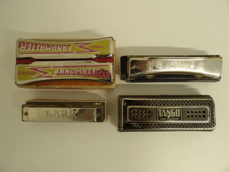 Verzameling mondharmonica's – kavel bij De Kringwinkel, Leopoldsburg
