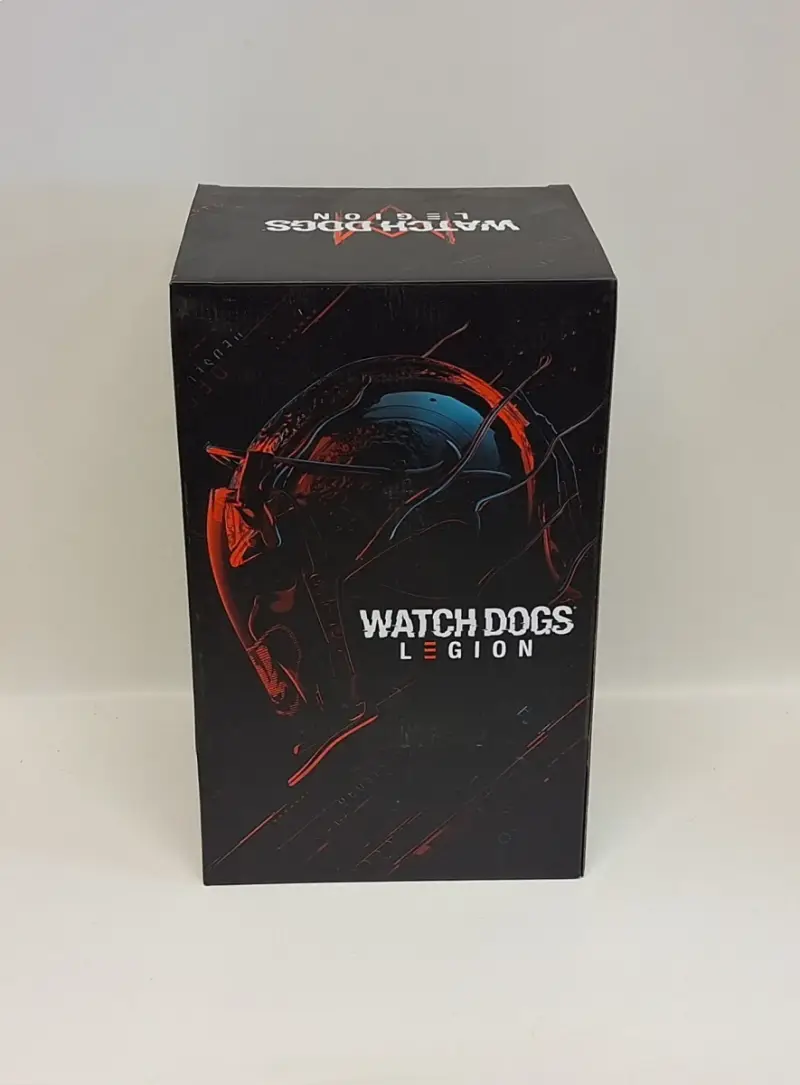 Watch Dogs Legion verzamelbox met beeld en boekje – kavel bij De Kringwinkel, Aalst