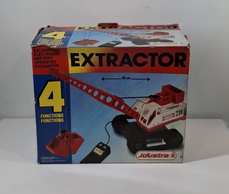 Joustra Extractor 230 elektrische graafmachine – kavel bij De Kringwinkel, Geraardsbergen