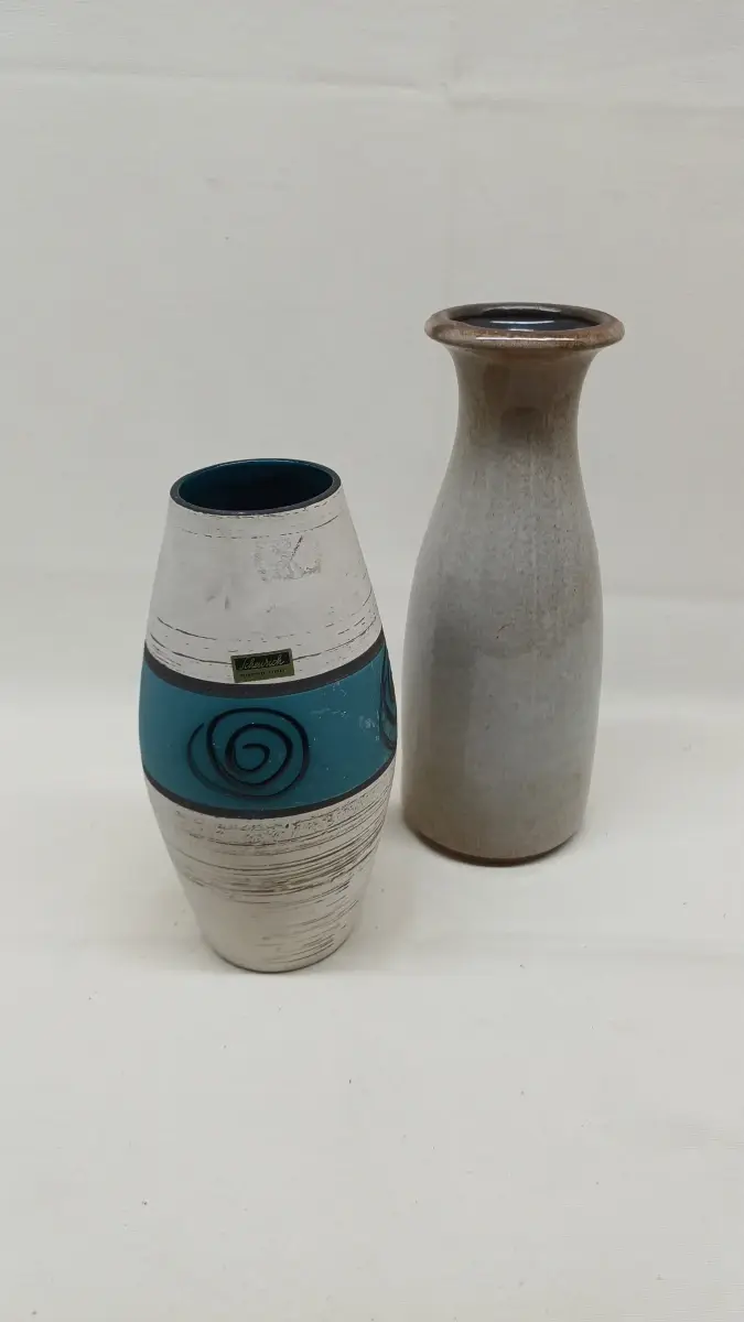 Set van 2 vintage Scheurich vazen – kavel bij De Kringwinkel, Zottegem