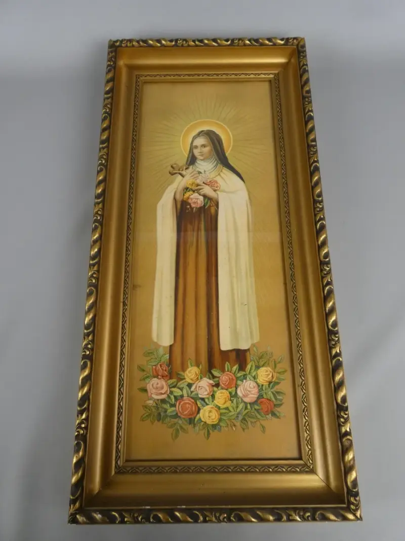 Decoratieve druk van non – kavel bij De Kringwinkel, Diest