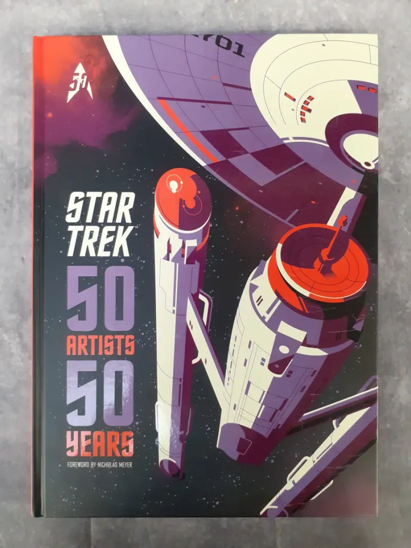 Boek: Star Trek - 50 artists 50 Years – kavel bij De Kringwinkel, Gent