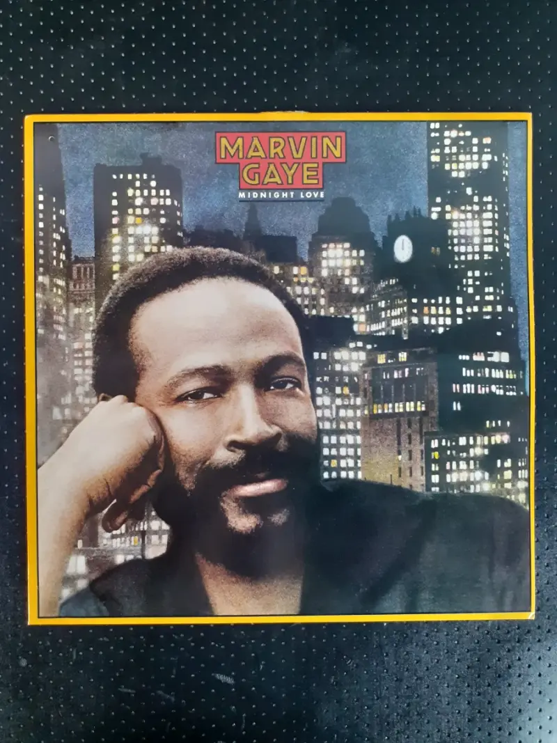 Vinyl: Marvin Gaye - Midnight Love – kavel bij De Kringwinkel, Gent