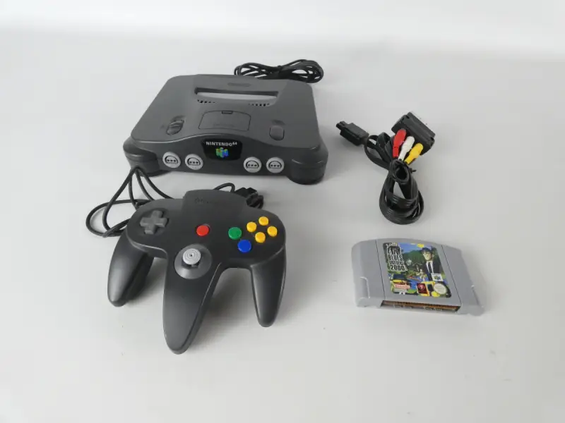 Nintendo 64 NUS-001 (EUR) met controller en game – kavel bij De Kringwinkel, Heverlee