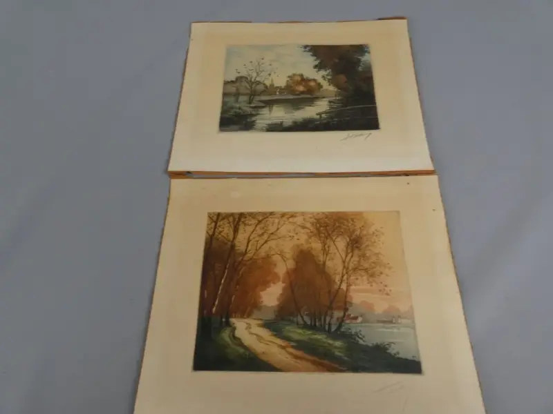 Twee Landschapsetsen met Water en Landweg – kavel bij De Kringwinkel, Diest