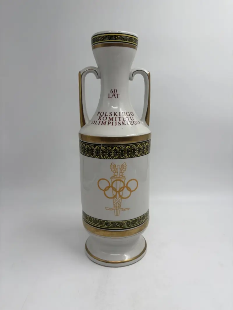 Poolse Olympische herdenkingsvaas (Ćmielów porselein) – kavel bij De Kringwinkel, Gent
