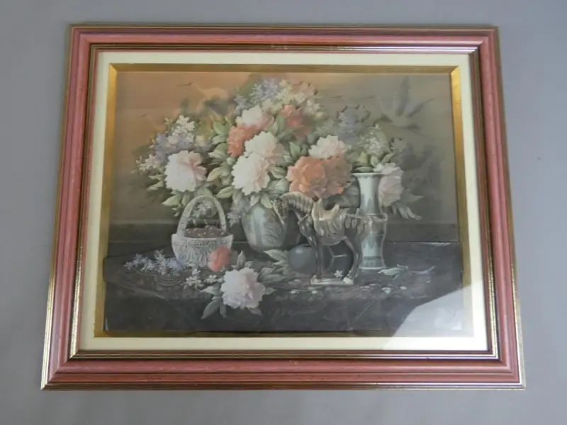 Ingelijst 3D-kunstwerk naar T.C. Chiu – kavel bij De Kringwinkel, Diest