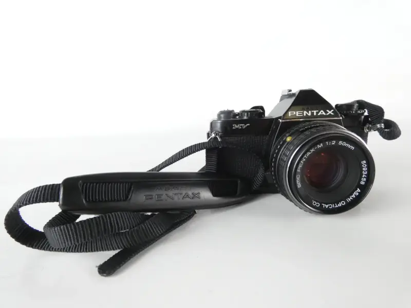 Vintage Asahi Pentax ME 35mm spiegelreflexcamera – kavel bij De Kringwinkel, Heverlee