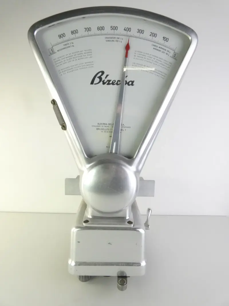 Vintage Bizerba winkelweegschaal (2 kg) – kavel bij De Kringwinkel, Heverlee