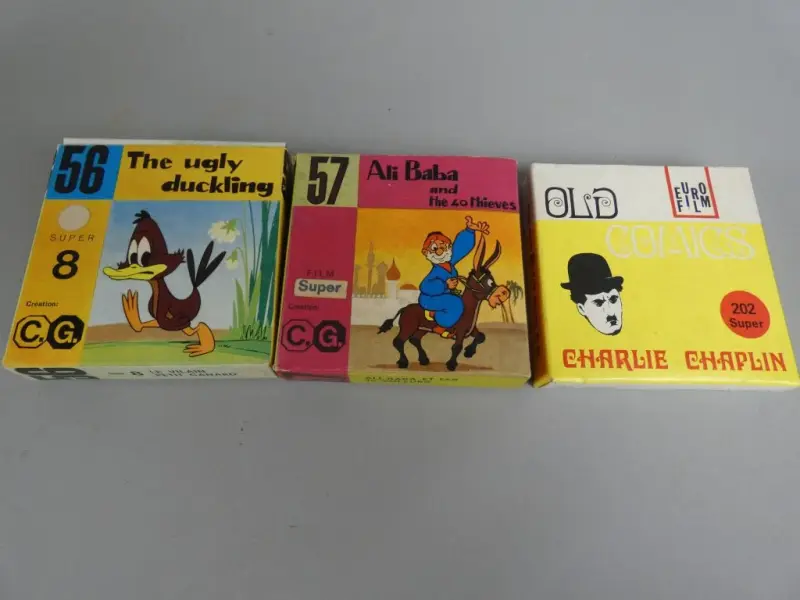 Set van Drie Vintage Super 8 Filmen – kavel bij De Kringwinkel, Diest