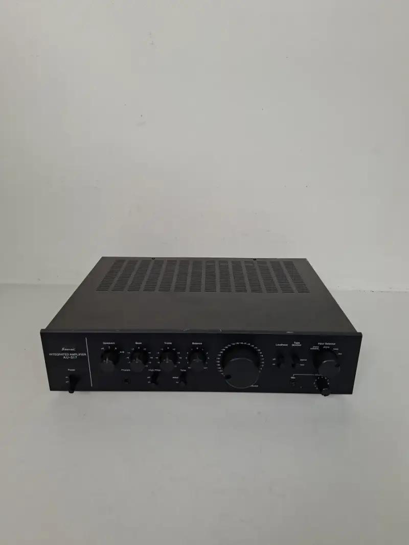 Legendarische Sansui AU-317 Geïntegreerde Stereo Versterker (1978-1980) – Vintage Hifi Topklasse! – kavel bij De Kringwinkel, Waardamme