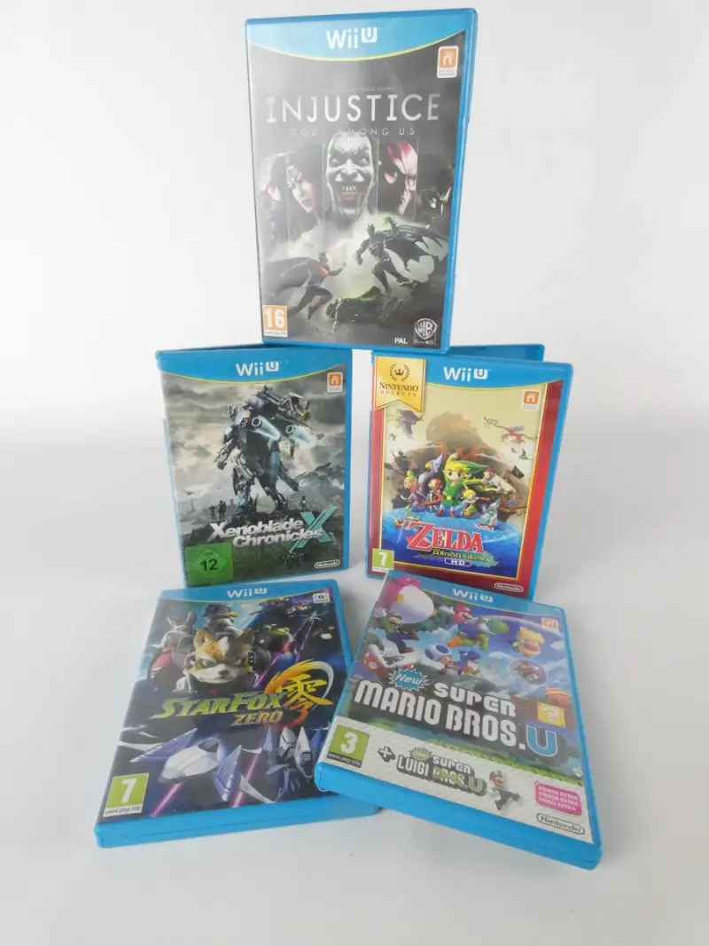 Set van 5 populaire Nintendo Wii U-games – kavel bij De Kringwinkel, Heverlee