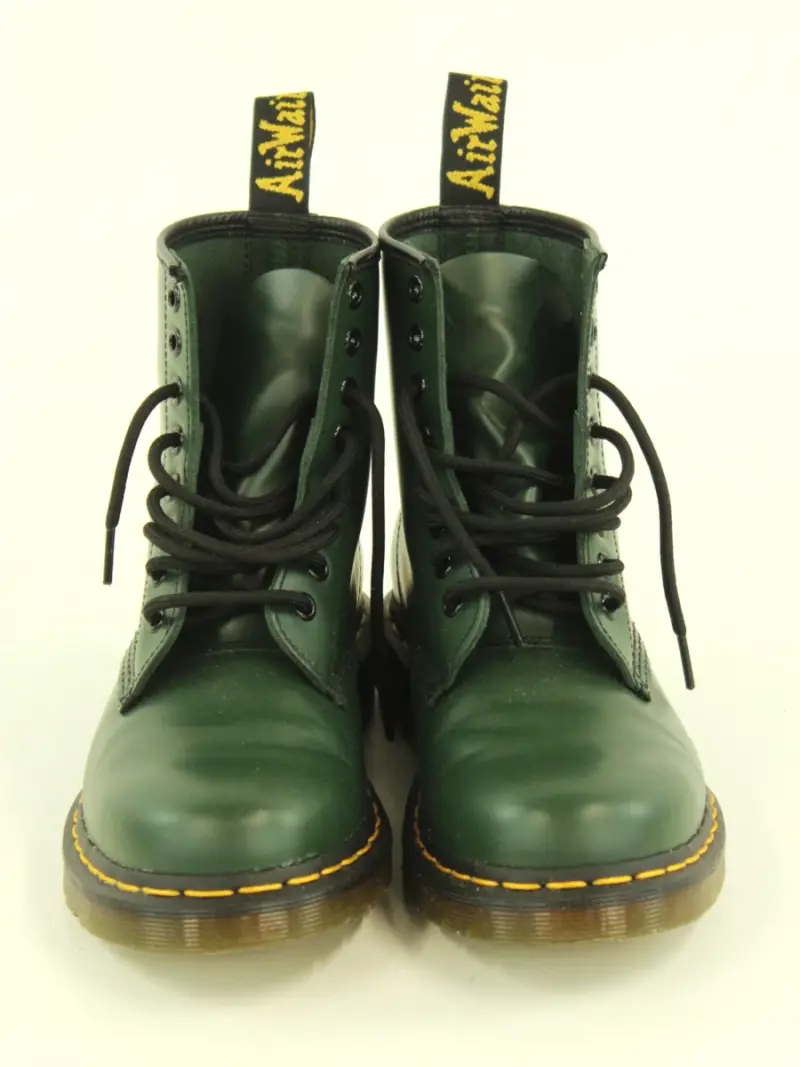 Dr. Martens veterlaarsjes in mooi groen - nieuw – kavel bij De Kringwinkel, Antwerpen