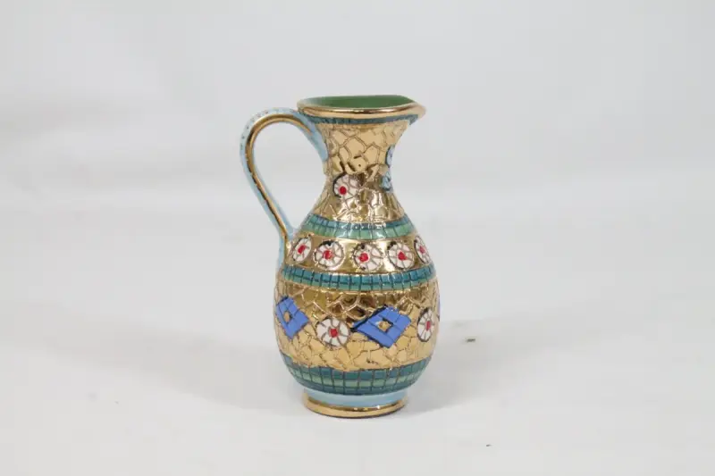 Handbeschilderd miniatuurkannetje – kavel bij De Kringwinkel, Brecht