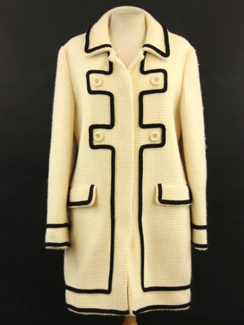 Boutique by Moschino getaileerde damesmantel in scheerwol – kavel bij De Kringwinkel, Antwerpen