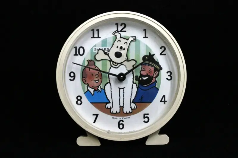 Vintage Mechanische Kuifje-wekker – kavel bij De Kringwinkel, Brecht