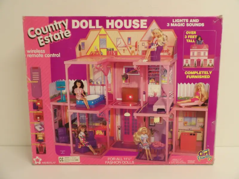 Country Estate Doll House - Meritus (1993) – kavel bij De Kringwinkel, Leopoldsburg