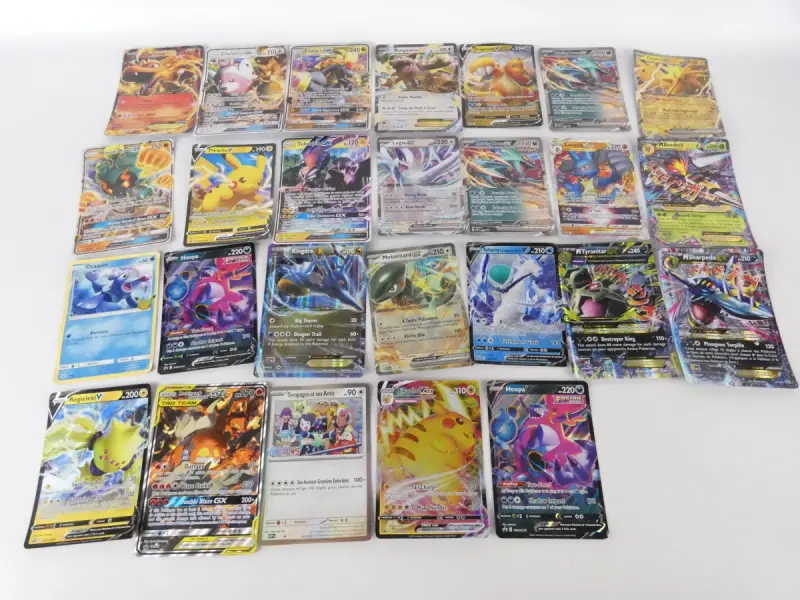 26 grote holografische Pokémon-kaarten – kavel bij De Kringwinkel, Heverlee