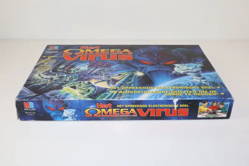 MB Het Omega Virus - Elektronisch Bordspel – kavel bij De Kringwinkel, Izegem