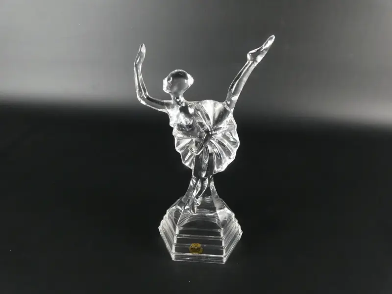 Kristallen beeld - ballet danseres – kavel bij De Kringwinkel, Heverlee