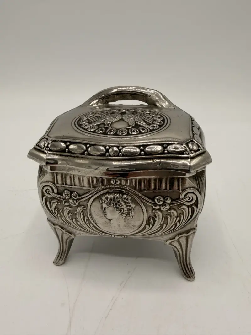 Janco antiek Art Nouveau juwelenkistje – kavel bij De Kringwinkel, Dendermonde