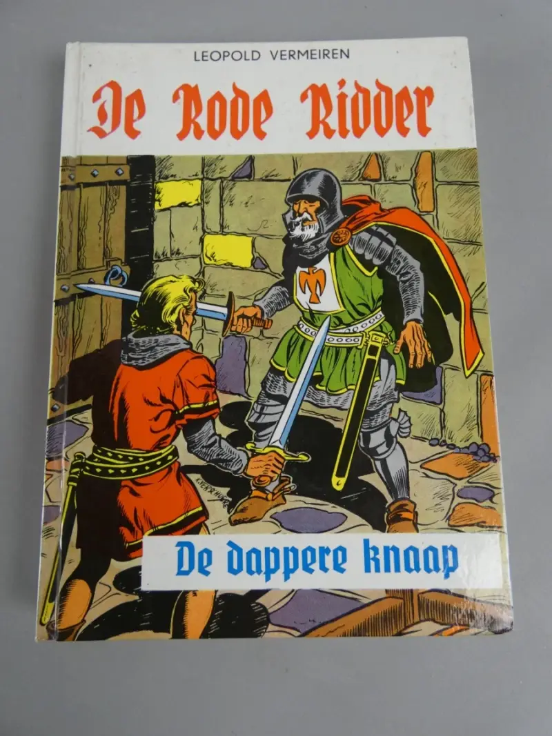 Boek de rode ridder – kavel bij De Kringwinkel, Diest