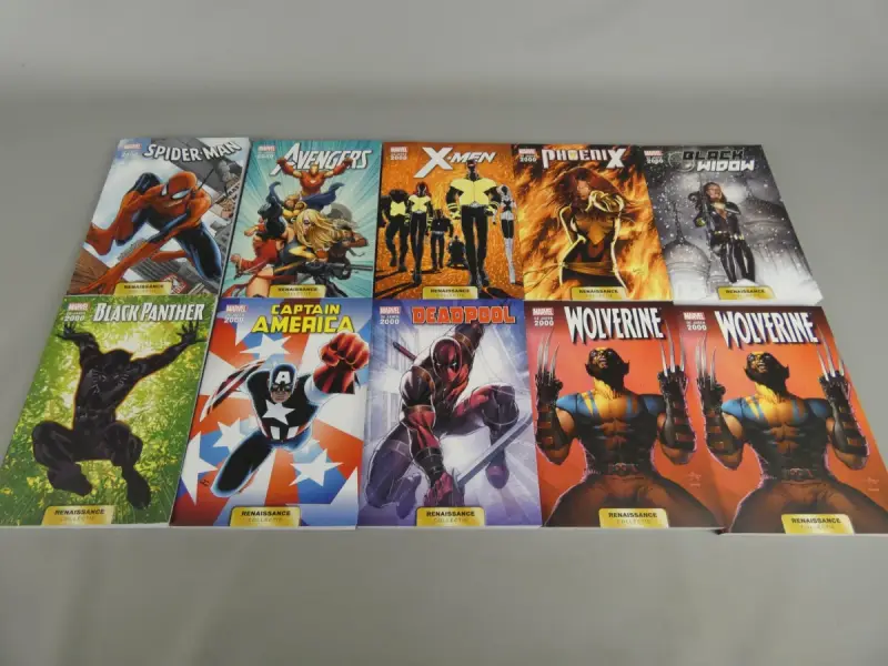 9 Marvel strips renaissance collectie – kavel bij De Kringwinkel, Diest