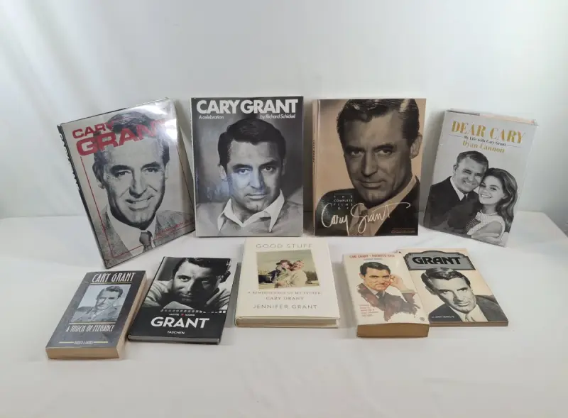 Collectie Cary Grant boeken – kavel bij De Kringwinkel, Geraardsbergen