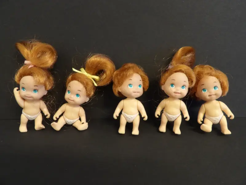 Set Tyco Quints babypoppetjes – kavel bij De Kringwinkel, Leopoldsburg