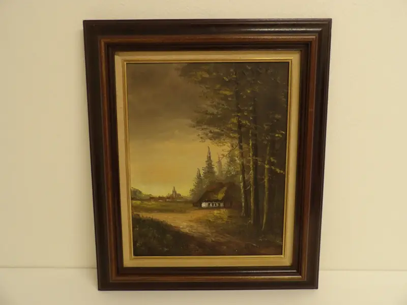 Olieverfschilderij Robert Deleu – kavel bij De Kringwinkel, Leopoldsburg