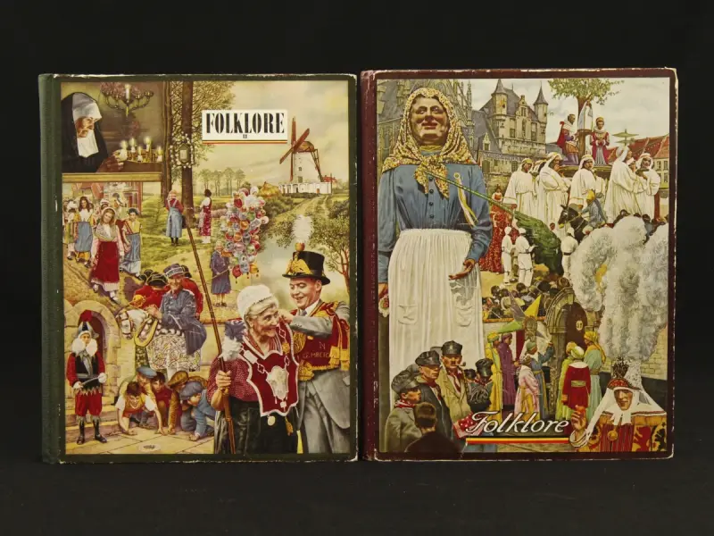 Côte d’Or - Folklore Belge door Henri Liebrecht - complete delen I & II - ca. 1948-1950 – kavel bij De Kringwinkel, Antwerpen