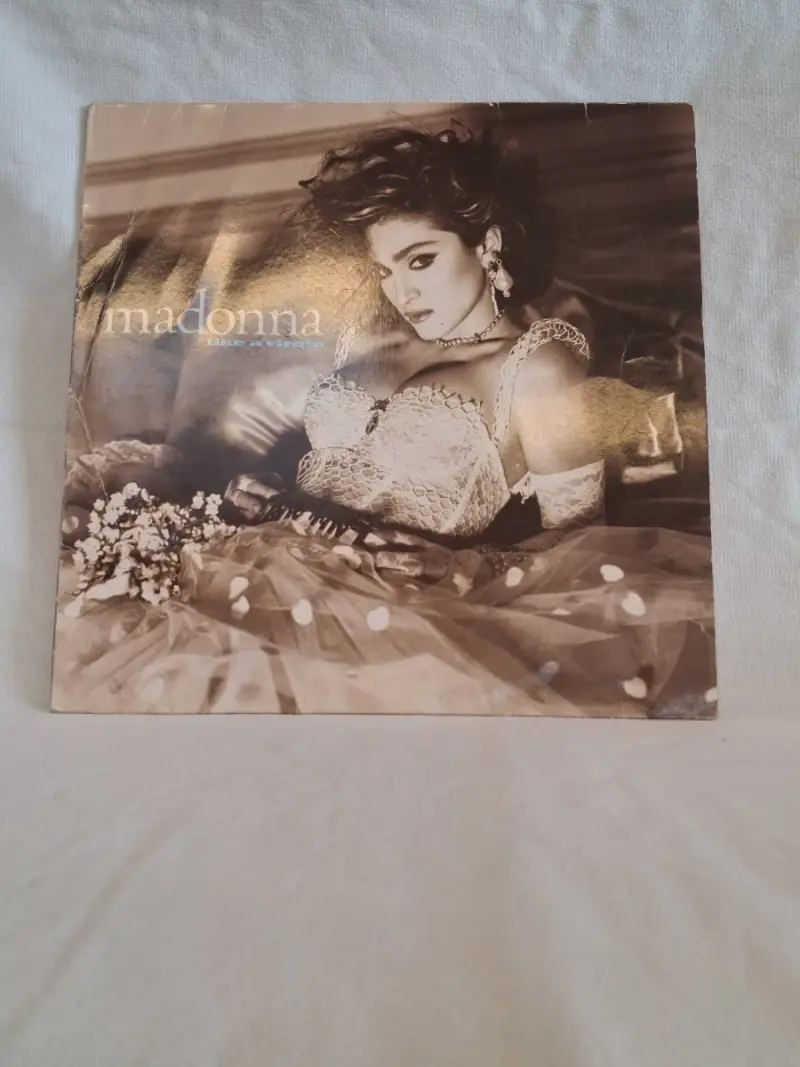 LP Madonna - Like a Virgin – kavel bij De Kringwinkel, Oudenaarde