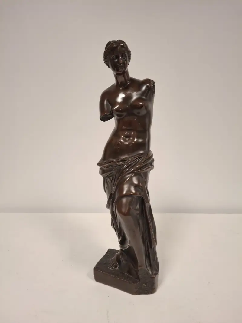 Klassiek Bronzen Beeldje - Venus de Milo / Aphrodite – kavel bij De Kringwinkel, Ronse