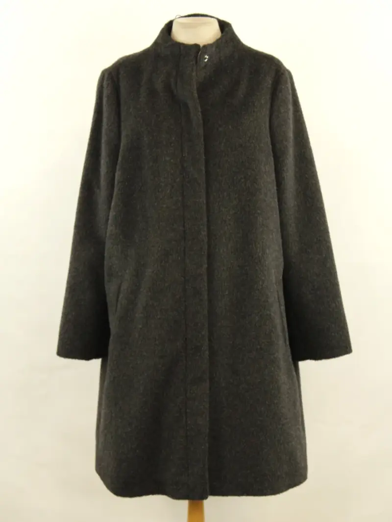 Devernois mantel uit alpaca en wol – nieuw met label – kavel bij De Kringwinkel, Antwerpen