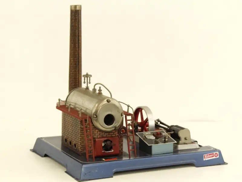 Wilesco stationaire stoommachine jaren 80 – kavel bij De Kringwinkel, Antwerpen