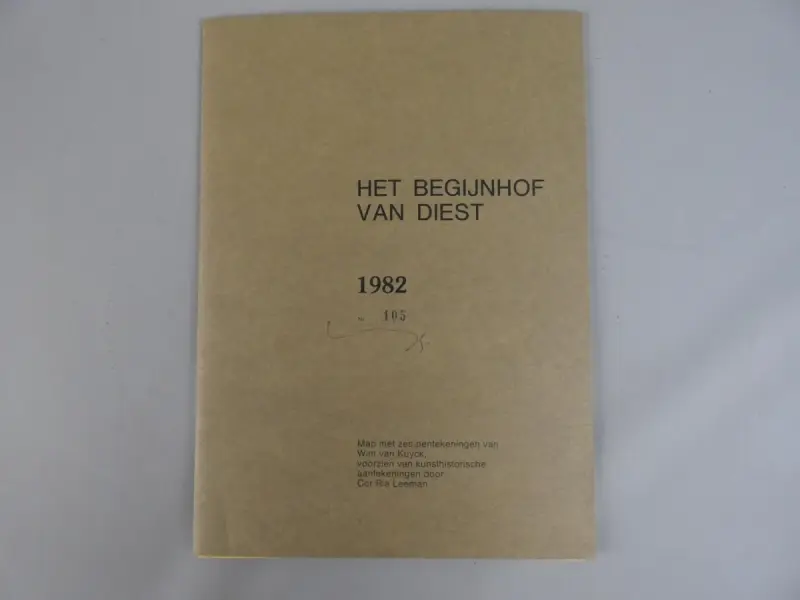 Grafische Map: "Het Begijnhof van Diest" (1982) – kavel bij De Kringwinkel, Diest
