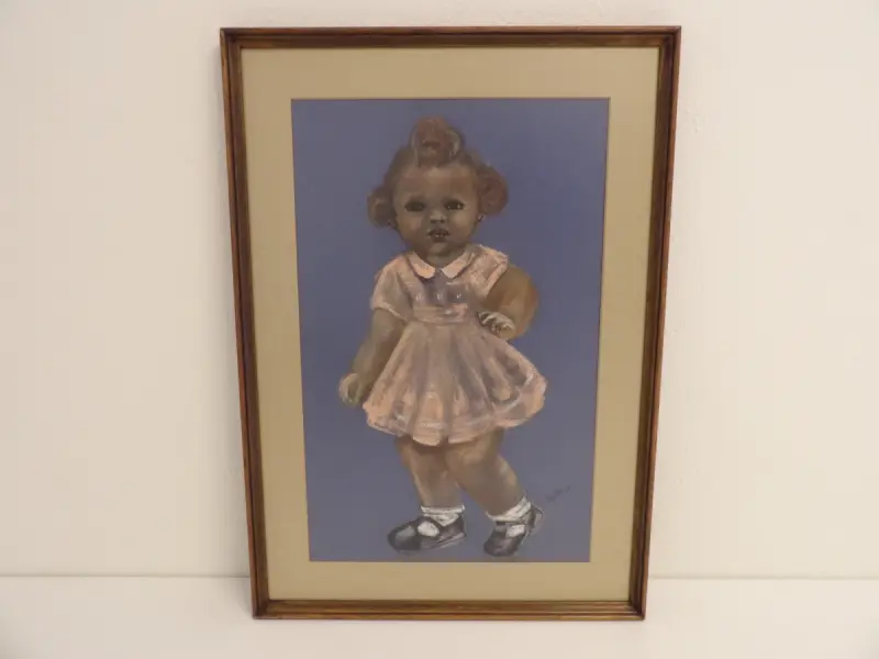 Sfeervol kinderportret (Jan Hellings?) – kavel bij De Kringwinkel, Leopoldsburg