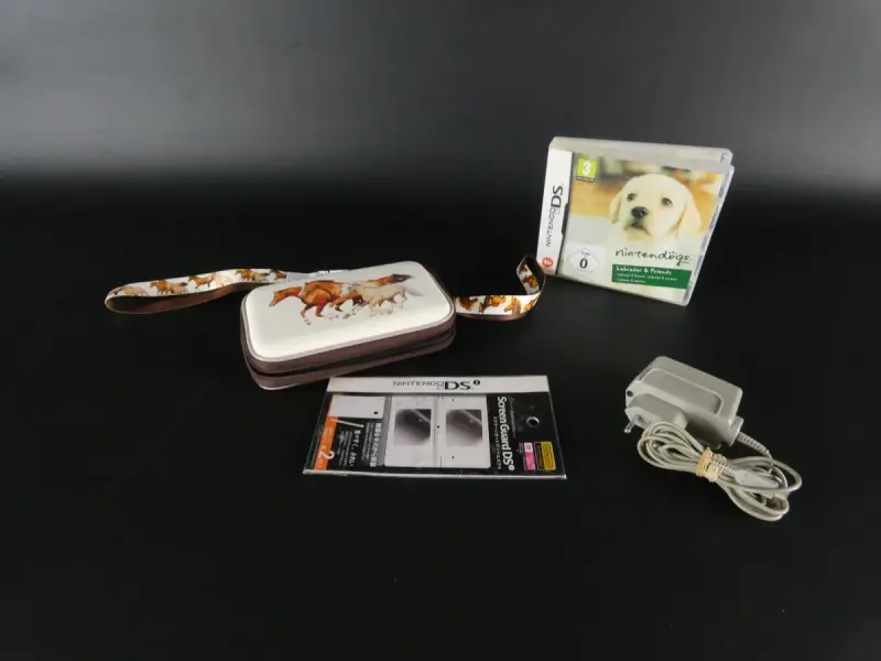 Nintendo DSi-console + Nintendogs-accessoirepakket – kavel bij De Kringwinkel, Heverlee