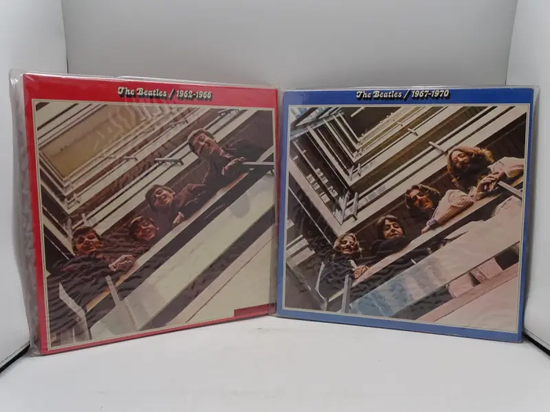 The Beatles 1962-1970 en 1962-1966 vinyl lp's – kavel bij De Kringwinkel, Oostende