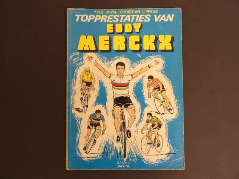 "Topprestaties van Eddy Merckx" stripverhaal (1973) – kavel bij De Kringwinkel, Leopoldsburg