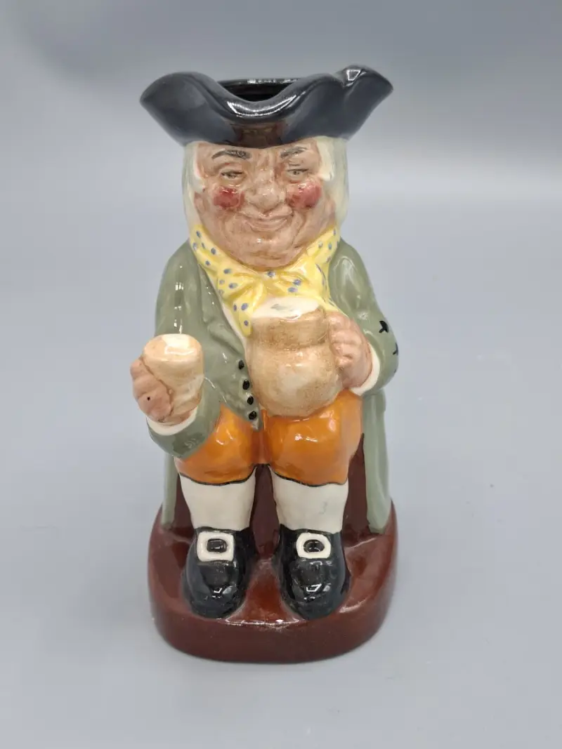 Vintage Royal Doulton Toby Jug "Happy John" – Handgeschilderd Engels Aardewerk – Gesigneerd – kavel bij De Kringwinkel, Waardamme