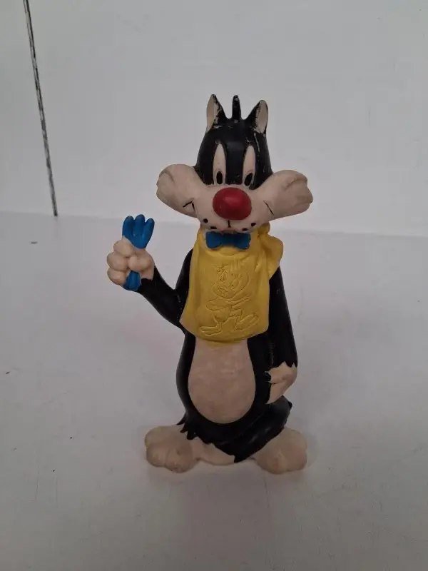 Vintage Sylvester the Cat Squeaker (Rubbertoys Italy) – kavel bij De Kringwinkel, Waardamme